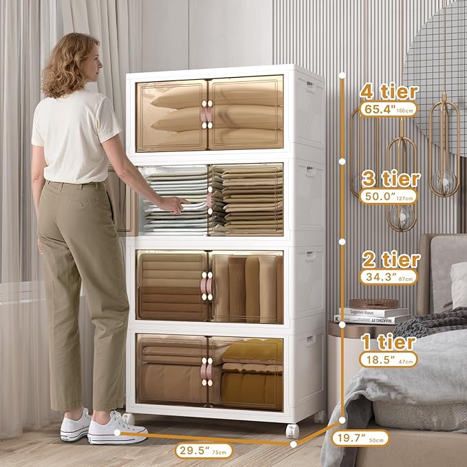 Extra Large Stackable Storage Bins