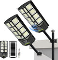 Lorrtta Solar Lights Outdoor Waterproof, 22 Inch Solar Street Light (2 Pack)