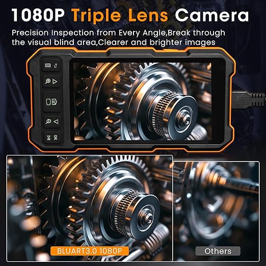 Epicmate Triple Lens Sewer Inspection Camera-Snake Camera