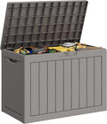Outdoor Storage Box Waterproof, 45 Gallon Deck Box for Patio Storage
