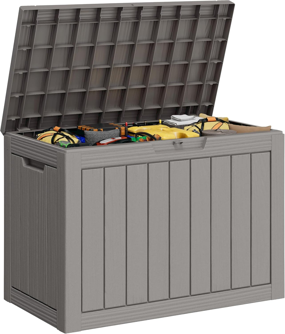 Outdoor Storage Box Waterproof, 45 Gallon Deck Box for Patio Storage