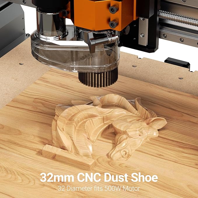 Supports 300W Spindle/500W Spindle Motor CNC Machines CNC Vacuum Cleaner