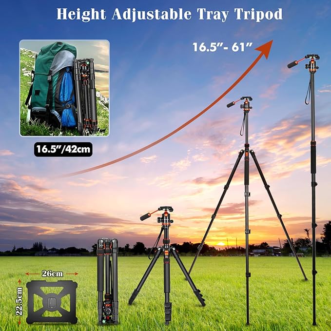 Nietoto Camera Tripods & Projector Stand, 2 in1 Tripod