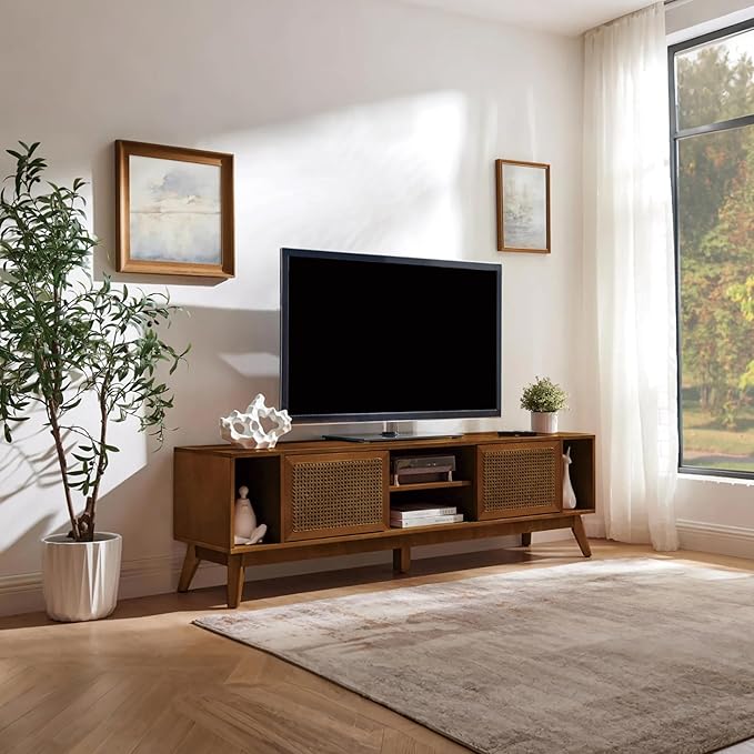LKTART 68 Inch Mid Century Modern TV Stand