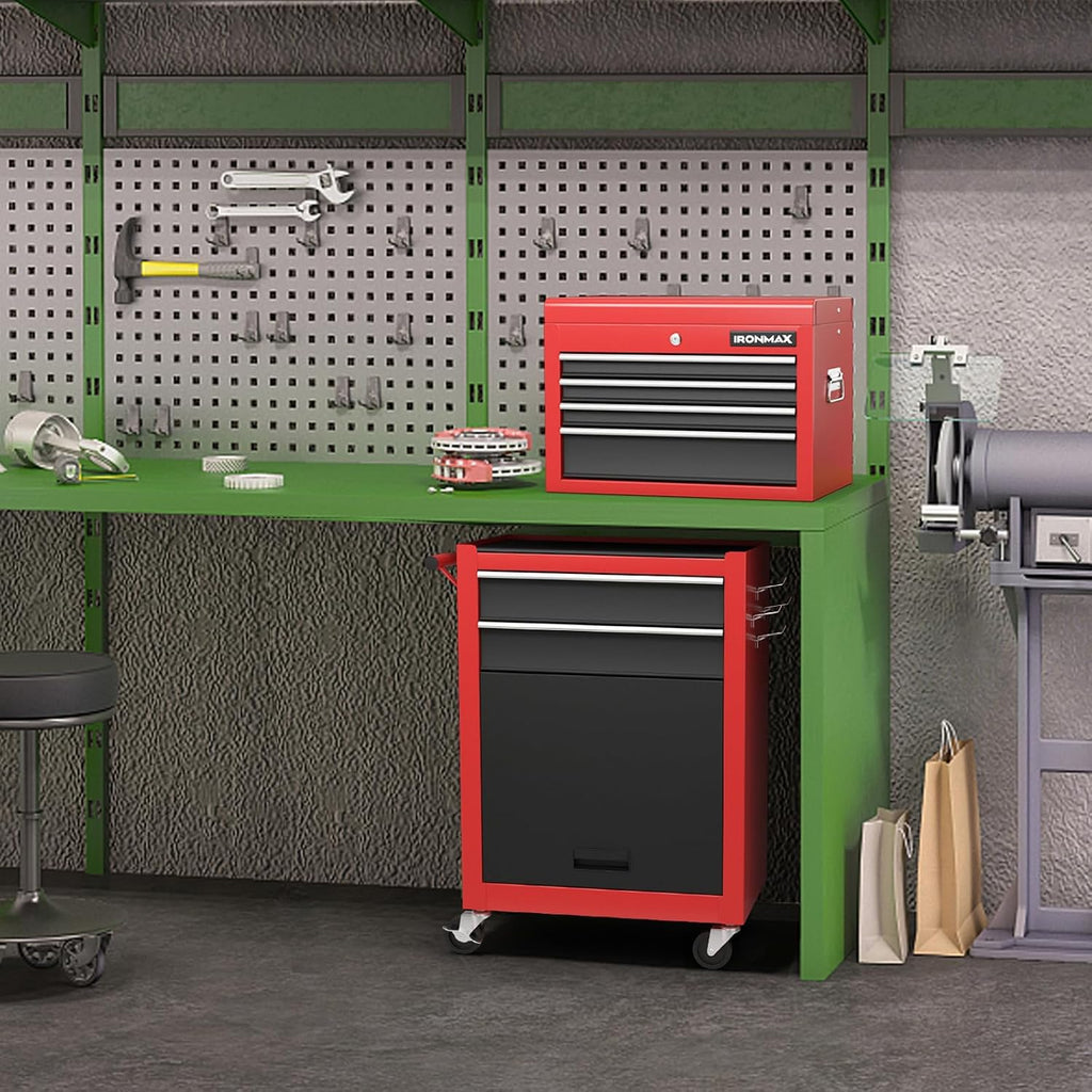 ironmax 6 drawers rolling tool chest, 2 in shown in use