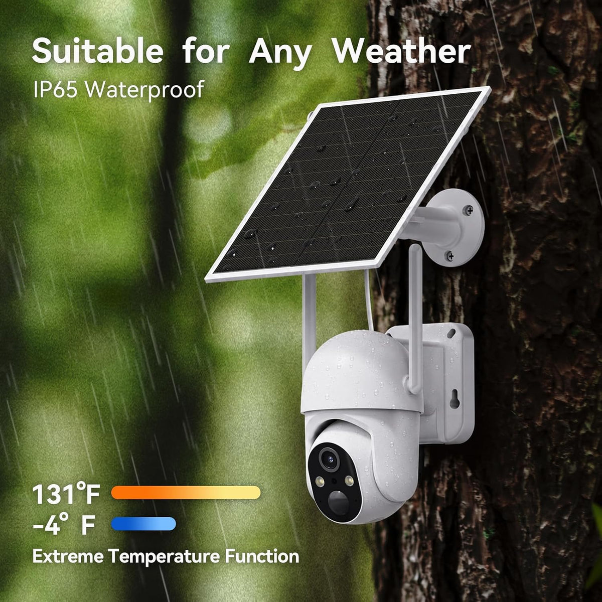 sehmua 2 pack 4g lte cellular solar security on a desk or shelf