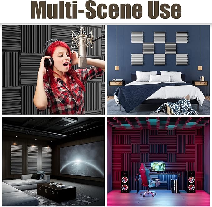 30 Pack Sound Proof Foam Panels