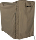 Sunnydaze 4-Foot Firewood Log Rack Cover with PVC Backing, Khaki