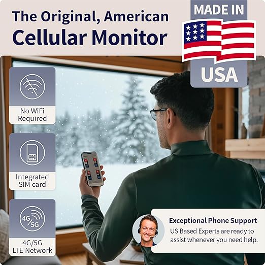 MarCELL Cellular Temperature, Humidity & Power Monitor