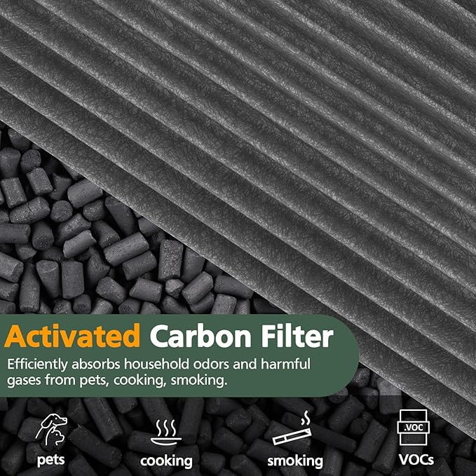 2 Pack 360° Combi 2 in 1 HEPA + Carbon Filter