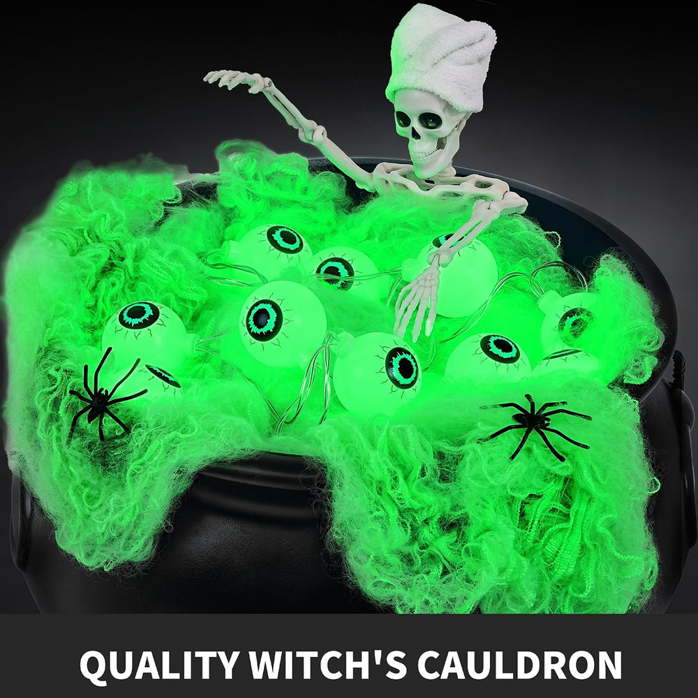 Halloween Decorations Outdoor Indoor,Large Witches Cauldron on 52" Tripo...