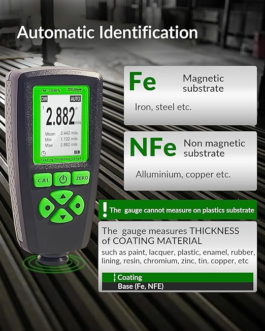 Digital Coating Thickness Gauge CM-208FN / Automatic Thickness Paint Meter