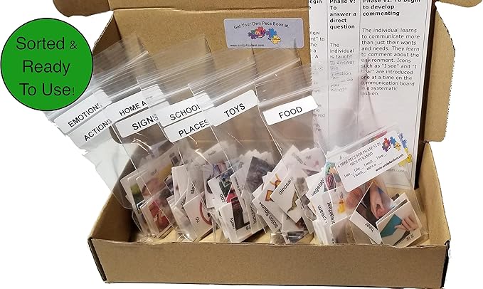 Smile4Autism Loose Visual Picture Cards, Receptive and Expressive Language