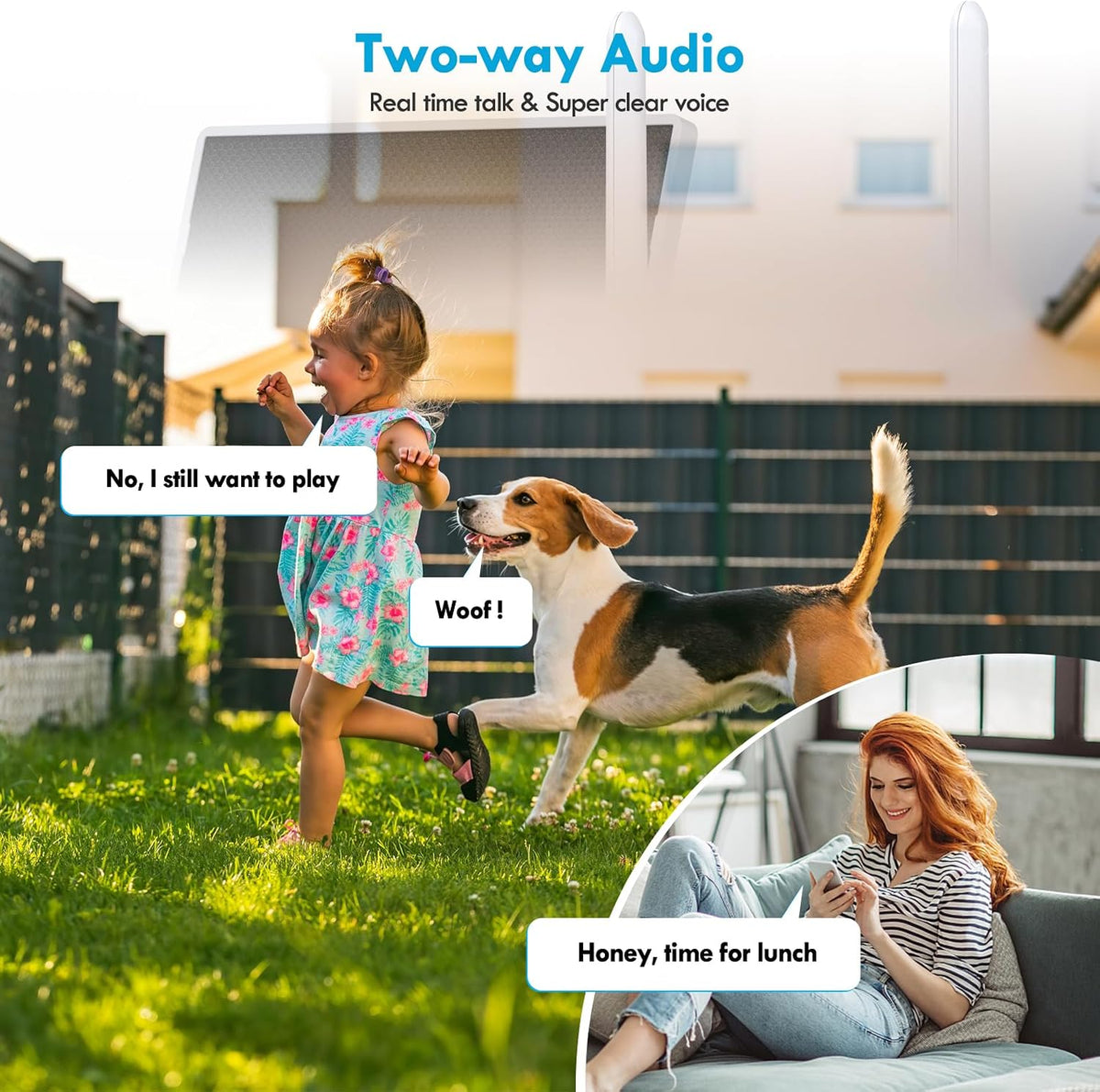poyasilon solar security cameras wireless outdoor, wireless cameras showing dimensions
