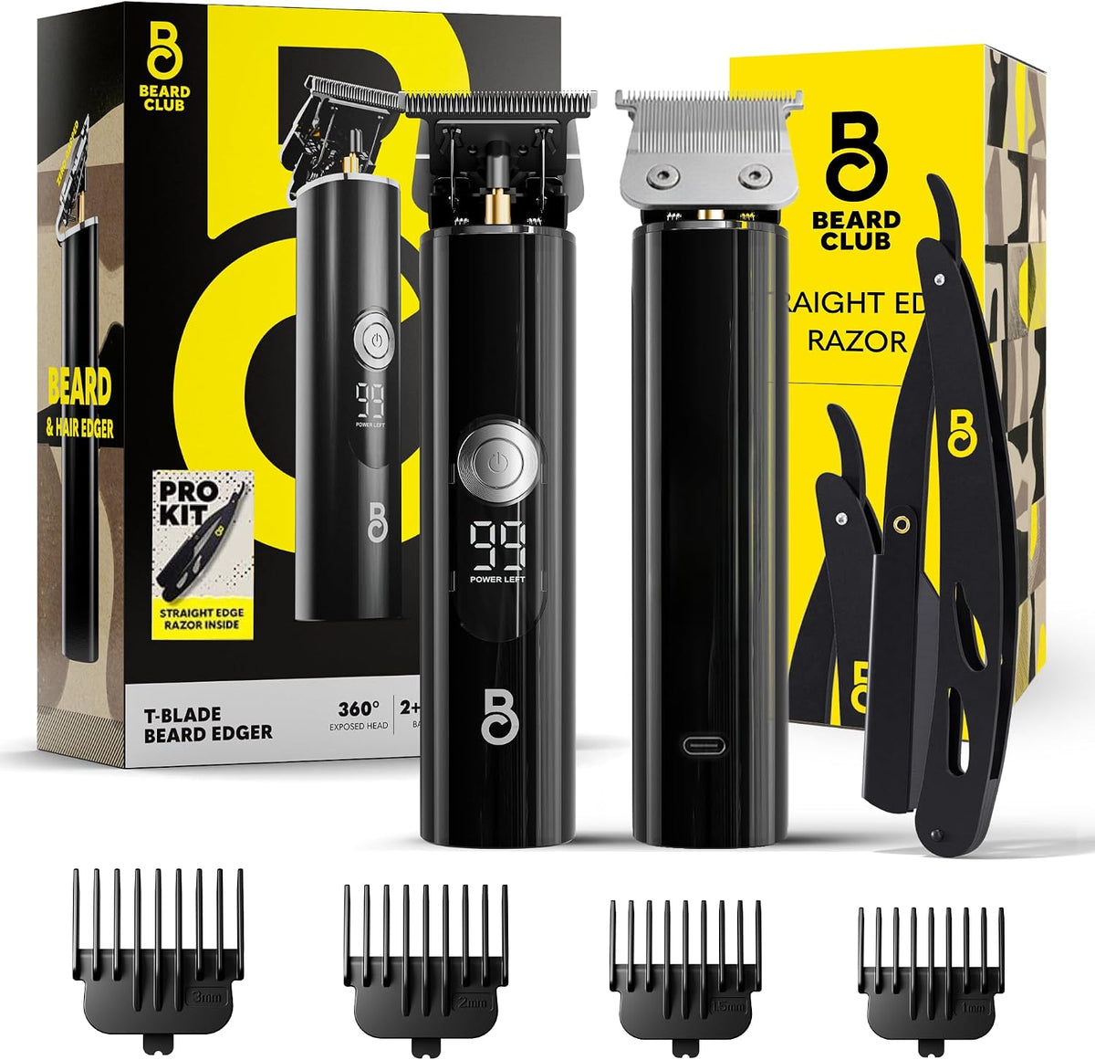 The Beard Club Professional T-Blade Beard Trimmer