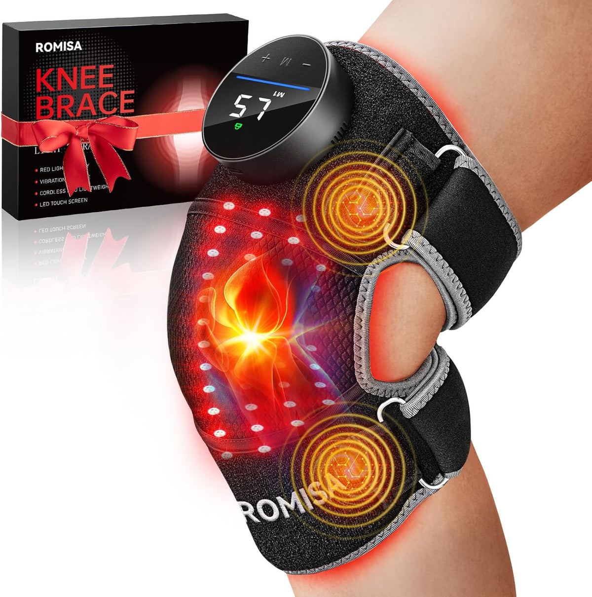 ROMISA Red Light Therapy Knee Brace