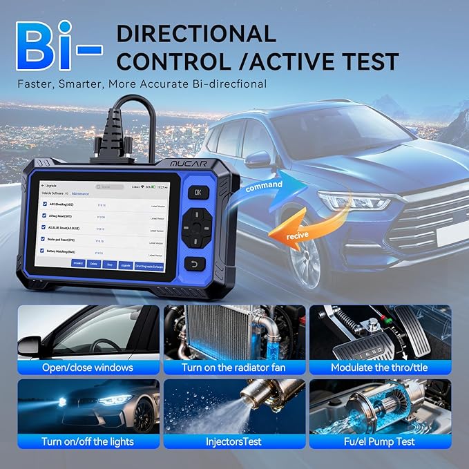 OBD2 Scanner, MUCAR 682 AI-Assisted Car Diagnostic Tool, Automotive
