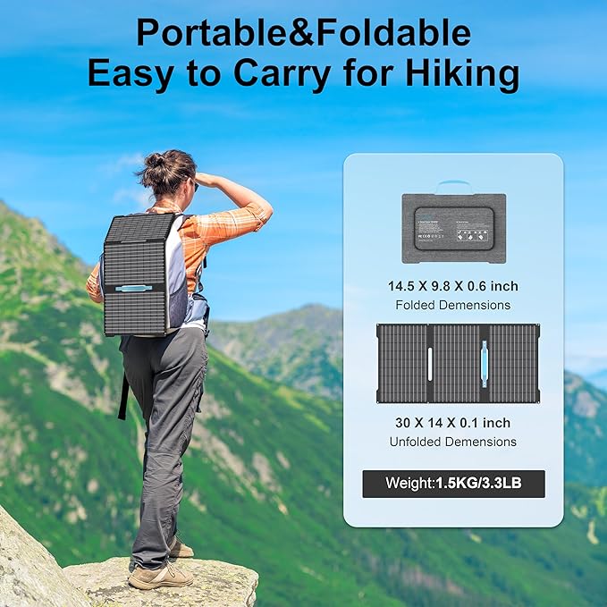 E-POWO 45W Portable Solar Panels Chargers