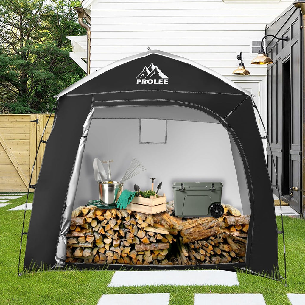 prolee bike storage tent for 4-5 bikes, 7.9 on a desk or shelf