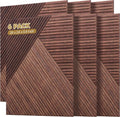 Autorific Acoustic Wall Panels, 6 Pack Total Size 72 x 48 Inches, Self-Adhesive