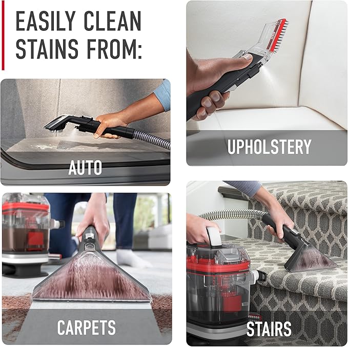 Hoover CleanSlate Plus Portable Carpet + Upholstery Spot Cleaner Machine