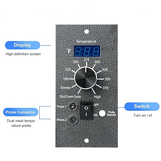 Digital Thermostat Kit for Traeger Control Panel Kit Parts Replacement