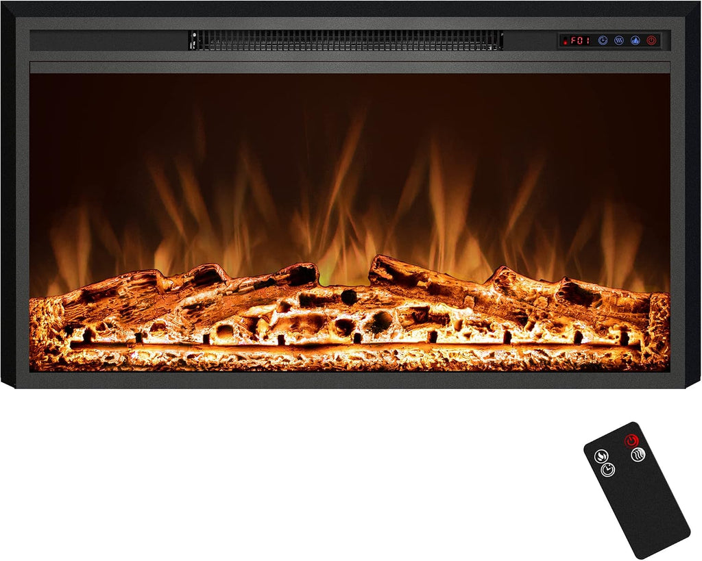 Electric Fireplace, Recessed Fireplace Heater