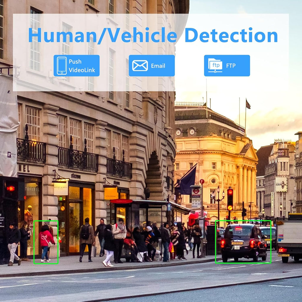 5mp poe ip bullet security camera with 2.8mm showing dimensions