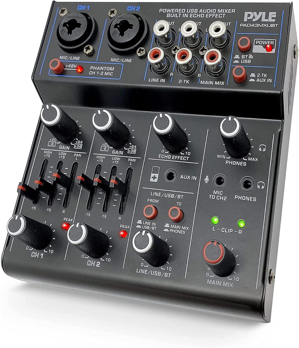 Pyle Professional Wireless DJ Audio Mixer