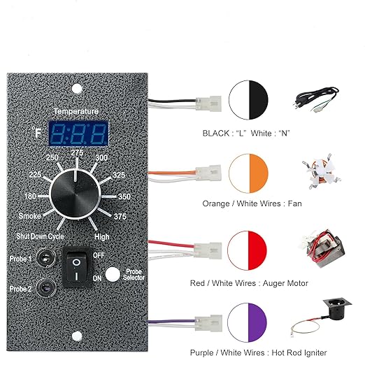 Digital Thermostat Kit for Traeger Control Panel Kit Parts Replacement