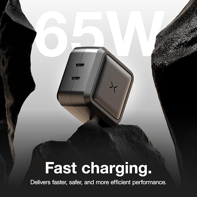 NOCO XGrid X65: 65W USB-C Charger – Dual Port GaN Power Adapter
