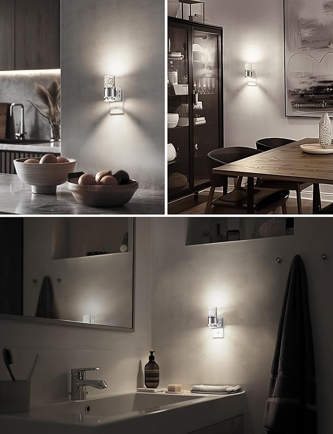L LOHAS LED Night Light, Plug in Night Light (2-Pack)