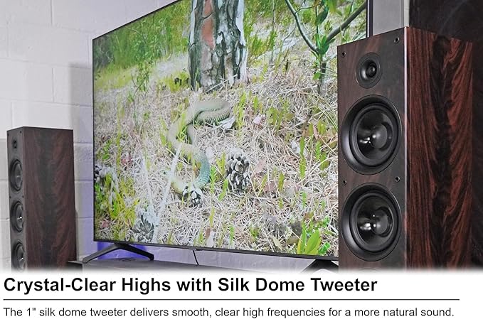 Rockville RockTower 68D 400W Passive Tower Speaker 8 Ohm, Deep Bass,