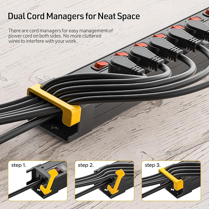 CRST Heavy Duty Metal Power Strip