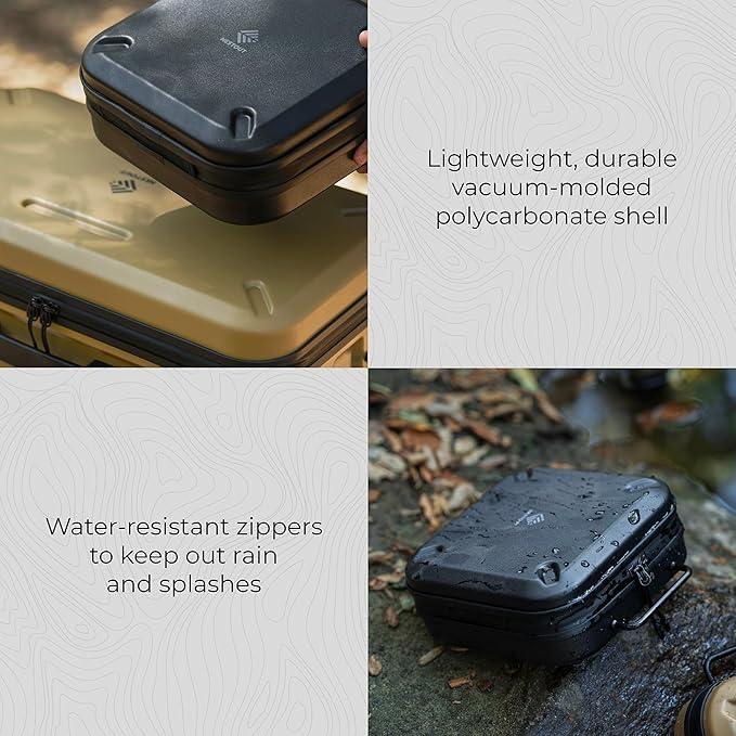 ELECOM NESTOUT Gear Storage Case, Lightweight Hard Shell, Water-Resistant