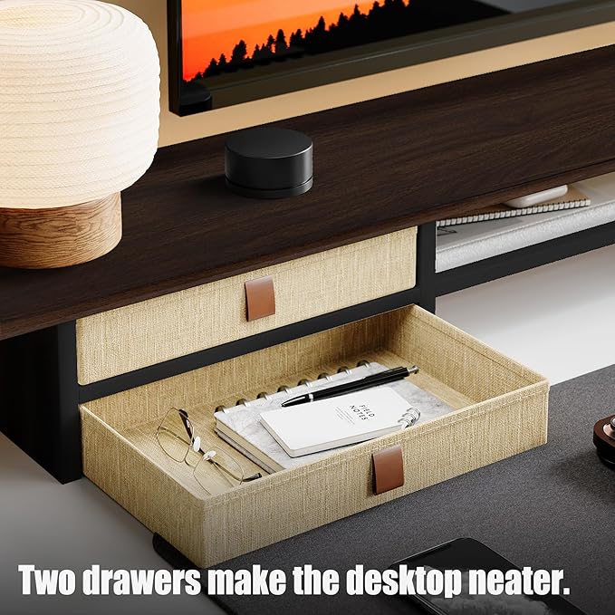 FENSULN Dual‑Tier Monitor Stand Riser