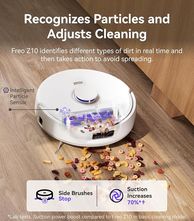 NARWAL Freo Z10 Robot Vacuum and Mop Combo, Tangle Free Robot Mop, 000Pa Suction