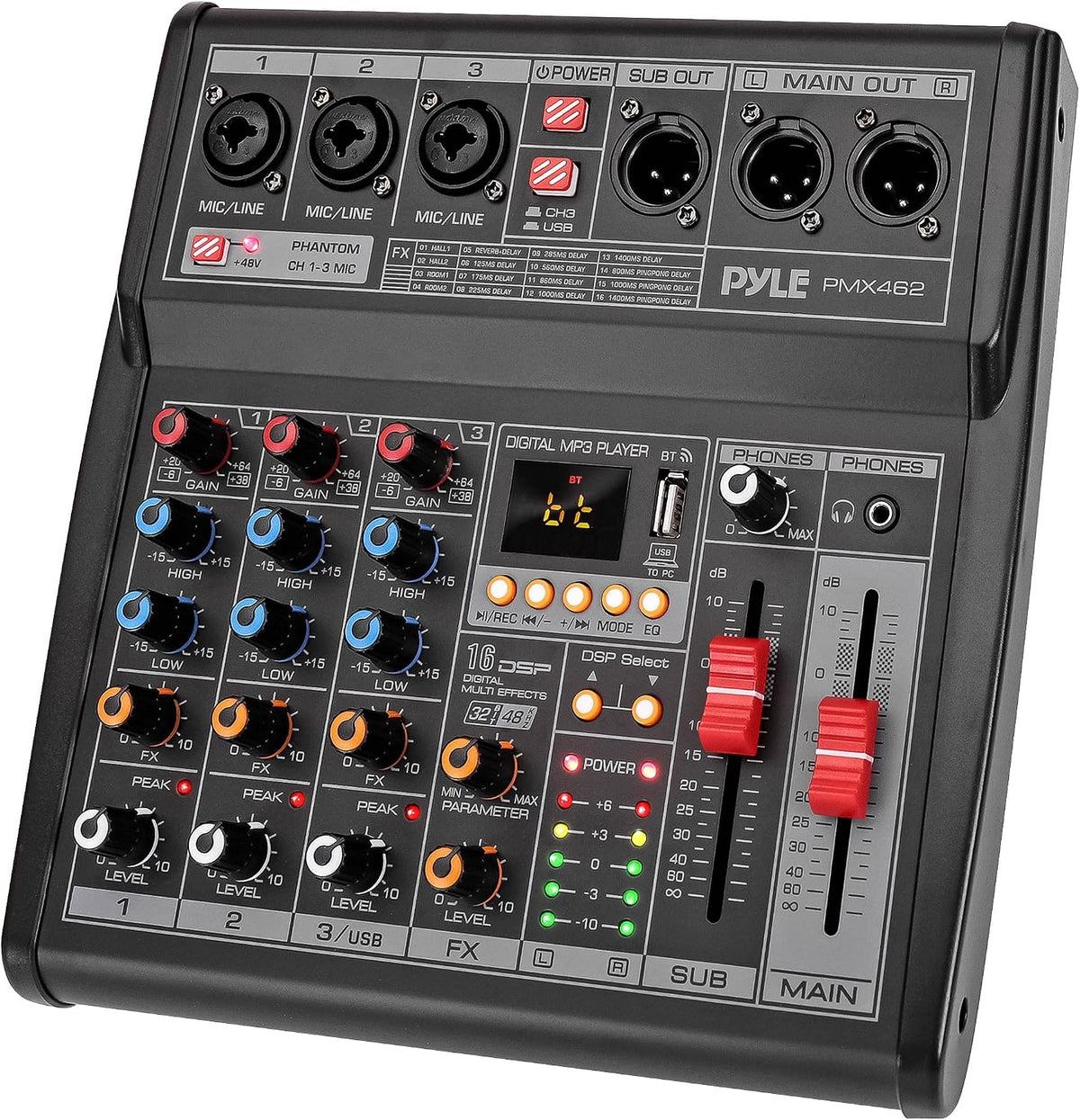 Pyle Professional DJ Audio Mixer