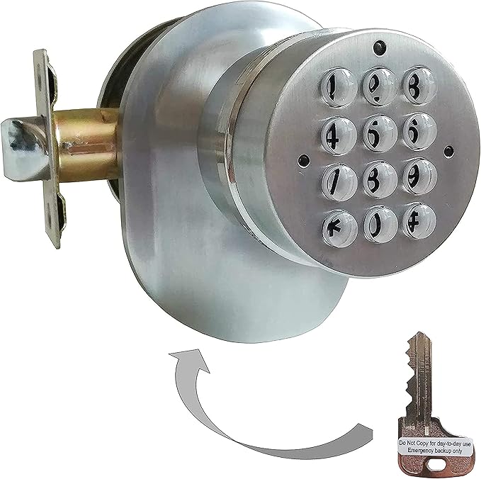 SoHoMiLL® Electronic Keypad Door Knob SoHo Mill® and Lock Set
