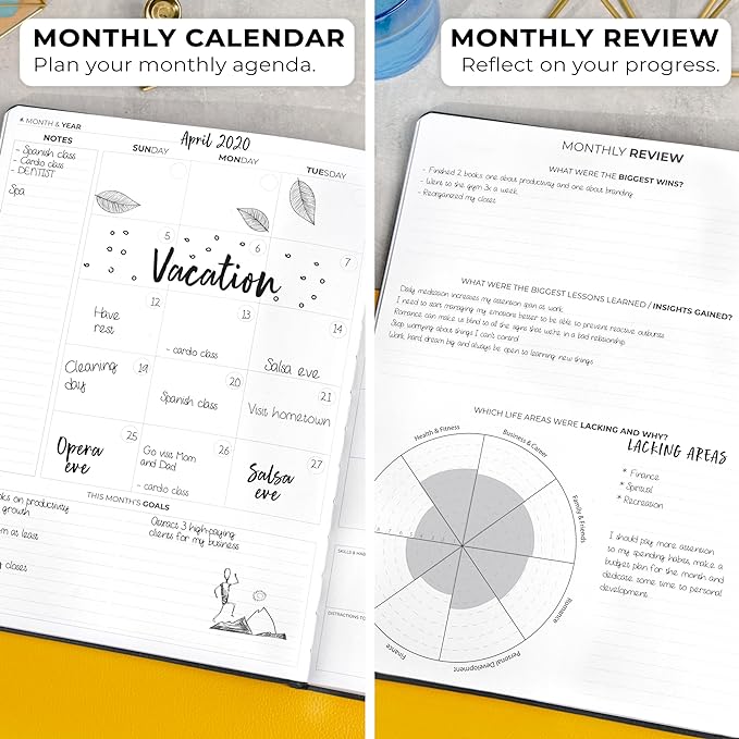 Clever Fox Planner Pro Premium – Luxurious Weekly & Monthly Planner