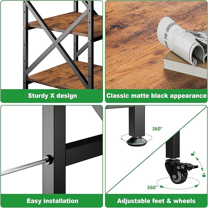 Ollieroo 3 Tier Printer Stand, Large Table