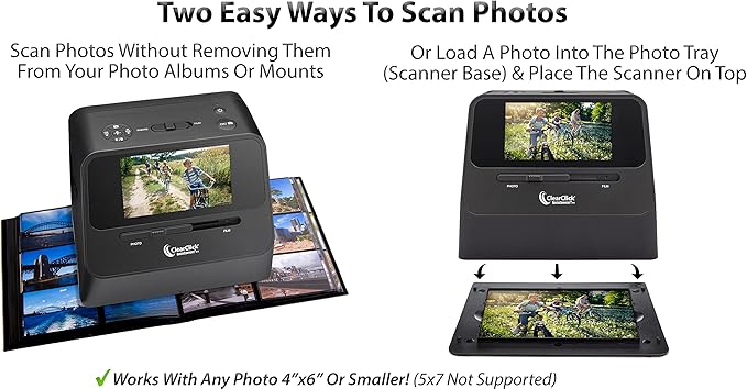 ClearClick QuickConvert 2.0 Photo, and Negative Scanner