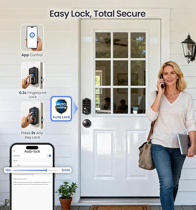Veise VE017-K Fingerprint Smart Lock