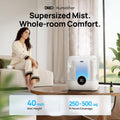 DREO 6L Top Fill Humidifiers for Bedroom, 60H Runtime 28 dB Quiet Supersized