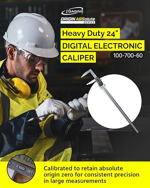 iGAGING Absolute Origin Heavy Duty 24" Digital Caliper, IP54 Electronic