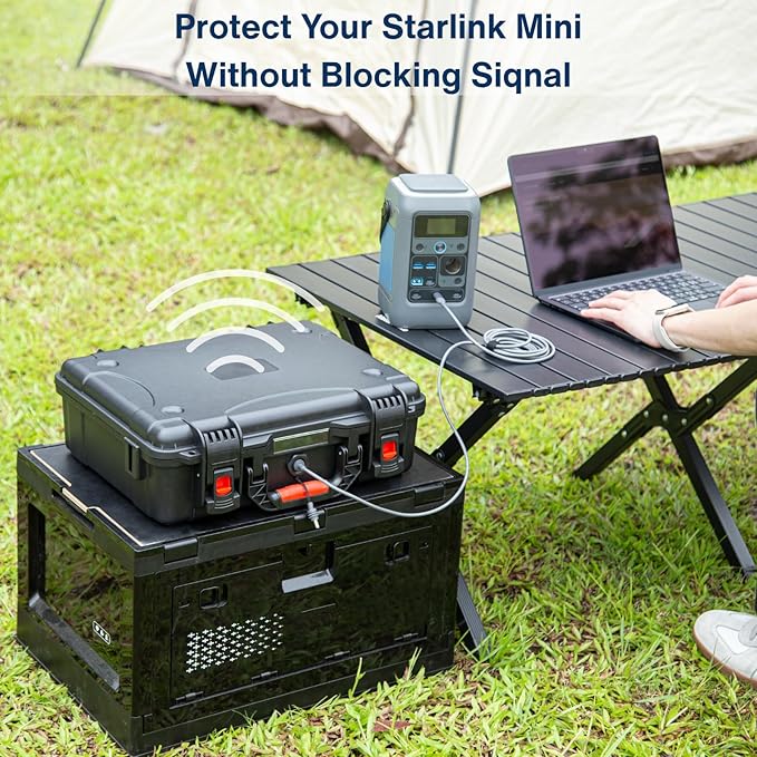 IP67 Waterproof Storage Case for Starlink Mini