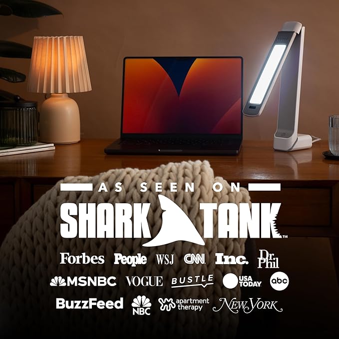 Circadian Optics Lumos 2.0 Bright Light Therapy Desk Lamp | As Seen On Shark