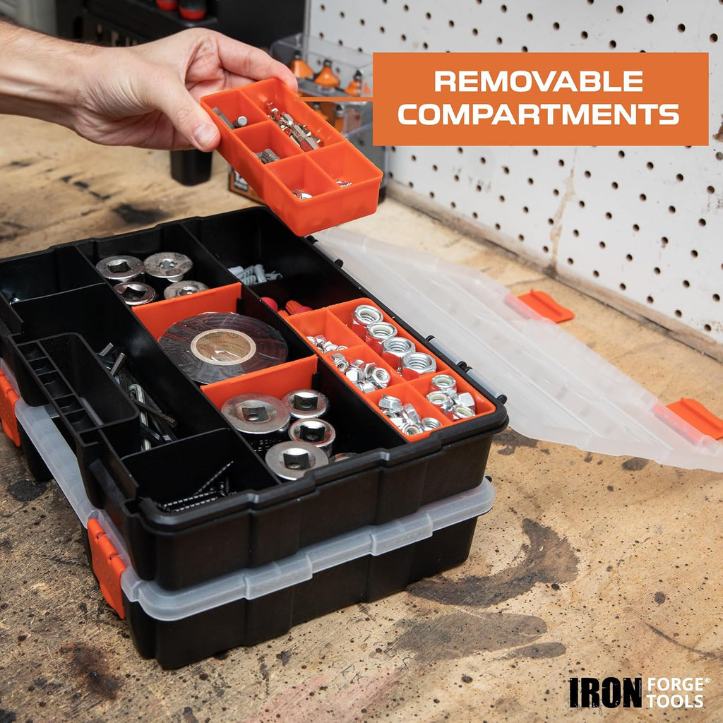 iron forge tools small parts tool organizer for, package contents