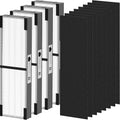 4 Pack FLT4825SM HEPA Filter B Smoke Clear Replacement Compatible