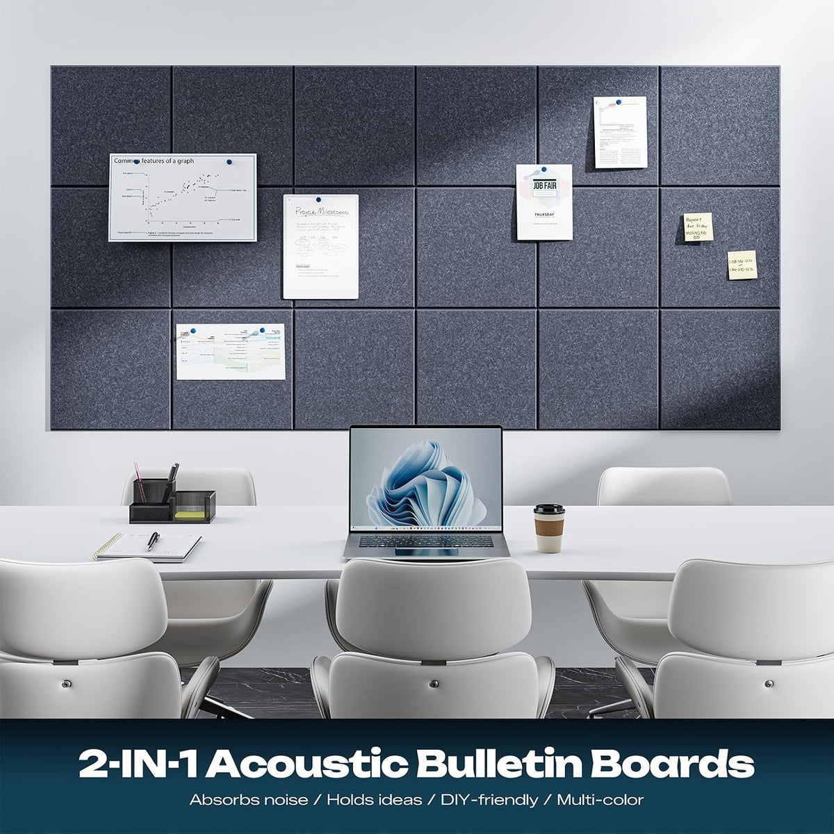 sonicism 22 pack acoustic wall panels, close-up detail